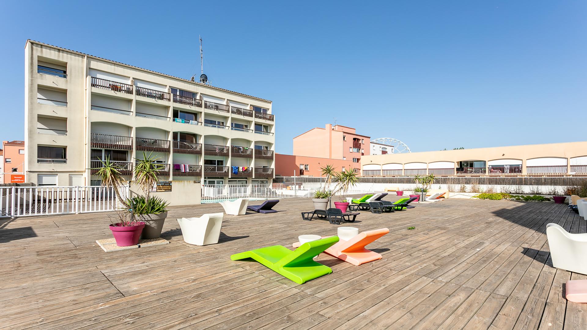 Vacanceole - Residence Le Saint Clair Agde Exterior foto